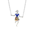 Kelly with her colorful skirt