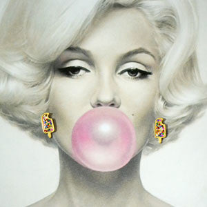 festive popsicle earrings