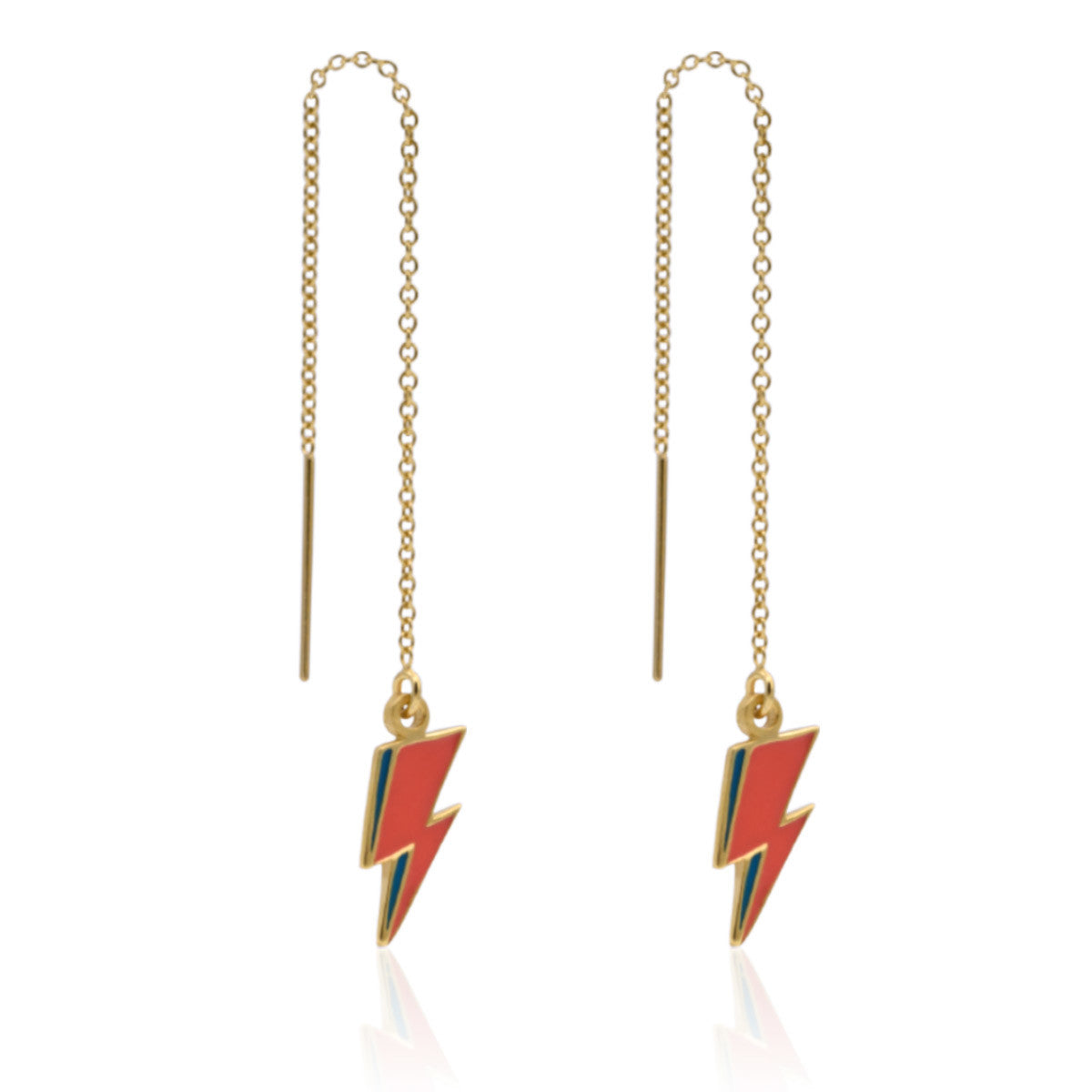 bolt ear threader gold