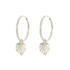 monstera-hoops-silver