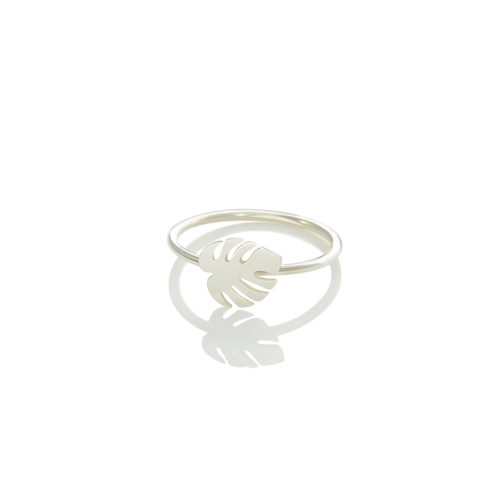 monstera-ring-silver