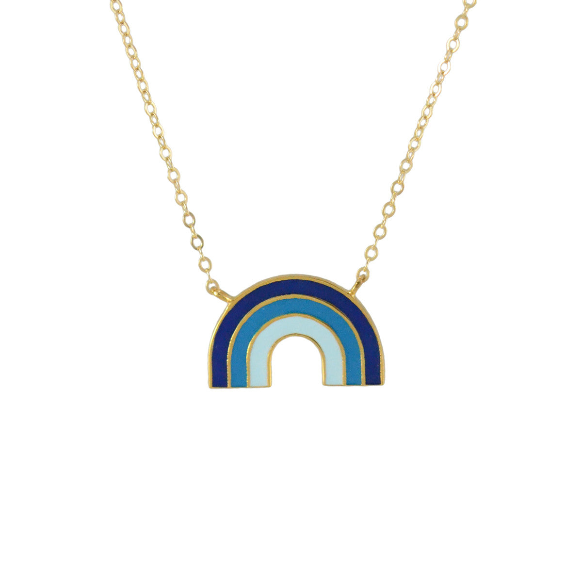 rainbow neck gold blues