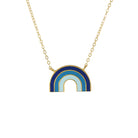 rainbow neck gold blues