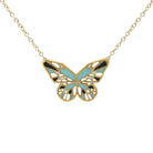 Butterfly-Necklace-Gold-Mint-and-Black
