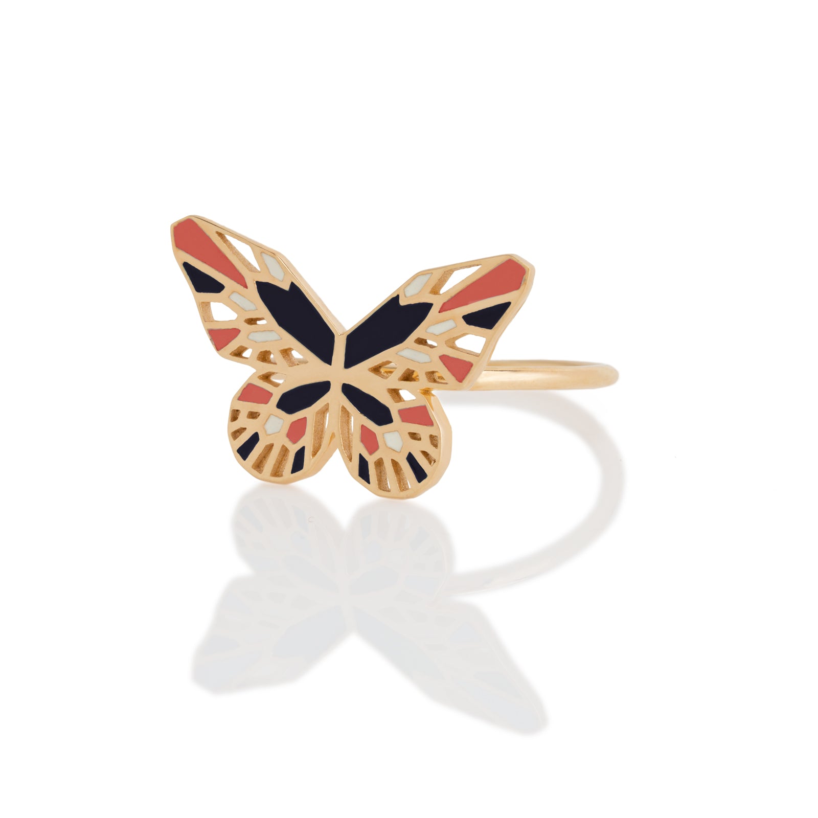 Butterfly ring gold – Whimsy Jewelry