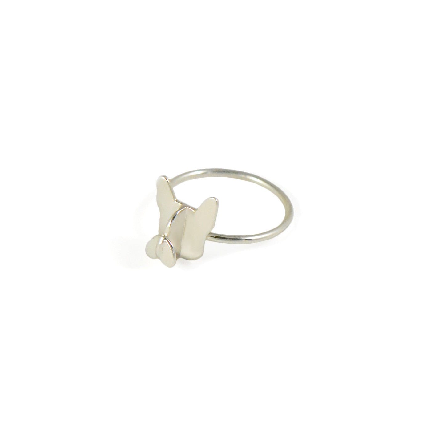 frenchie ring in 925 sterling silver