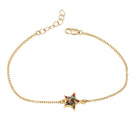 multiglitter star bracelet in 14k gold filled