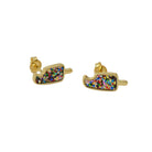 popsicle studs with glittery enamel