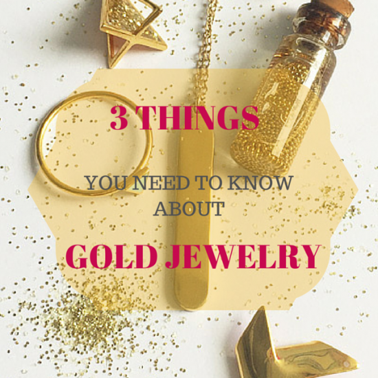 gold jewelry: pure gold, solid gold and colored gold
